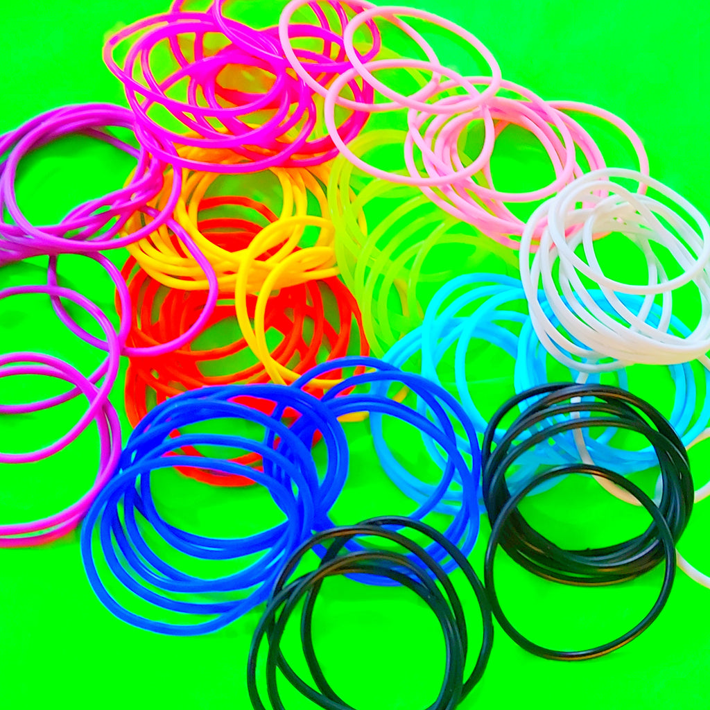 Amazon.com: TOYANDONA 450 Pcs Silicone Bracelet Led Glow Hair Bands Disco  Gel Bracelets Neon Jelly Bracelets Luminous 80s Bracelets Silicone Hair  Ties Neon Lights Elasticity Miss : Toys & Games